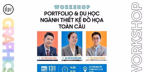 [WORKSHOP] PORTFOLIO & DU H\u1eccC NG\u00c0NH THI\u1ebeT K\u1ebe \u0110\u1ed2 H\u1eccA TO\u00c0N C\u1ea6U