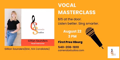 Vocal Masterclass