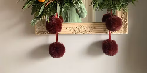Christmas Wreath & Candle Art