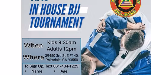 AVJJ In-House Tournament