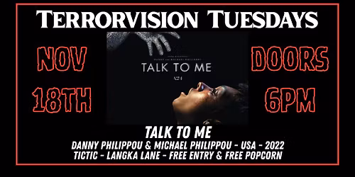 Terrorvision Tuesdays: Talk To Me