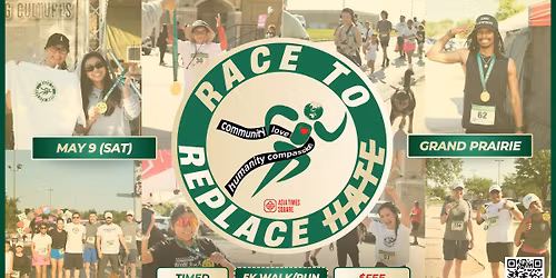 3rd Annual 5K RACE TO REPLACE H\u0335A\u0335T\u0335E\u0335