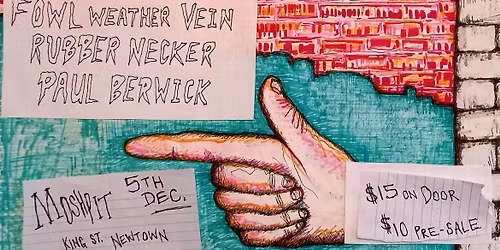 FOWL WEATHER VEIN\/ RUBBER NECKER\/ PAUL BERWICK (SOLO)