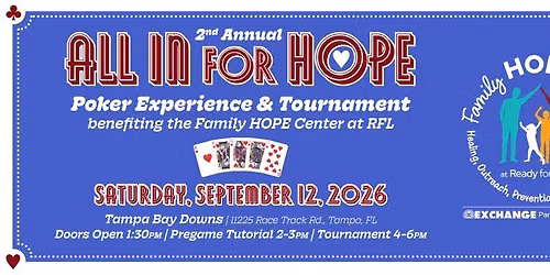 All in for Hope Poker Experience & Tournament