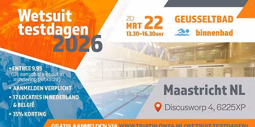 Wetsuit testdag, Maastricht