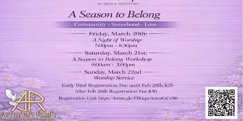 Amanah Rush Women\u2019s Conference 2026