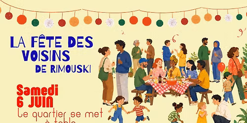 La f\u00eate des voisins de Rimouski