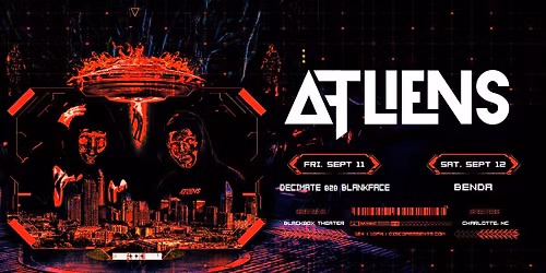 ATLIENS l September 11 + 12 l Blackbox CLT