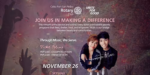 UNITED IN HARMONY: A Rotary Dinner Concert for a Cause