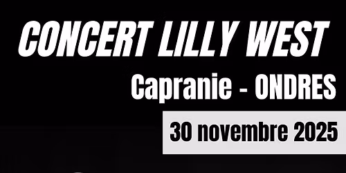 Concert de Lilly West dans les Landes