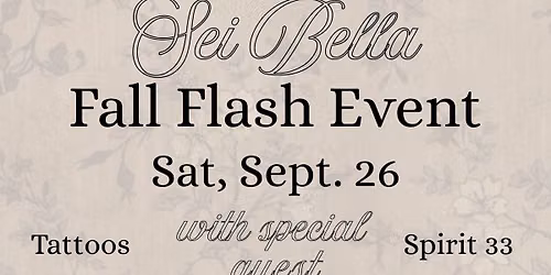 \ud83d\udcda\ud83c\udf42Sei Bella Fall Flash Event\ud83c\udf41\u2615\ufe0f