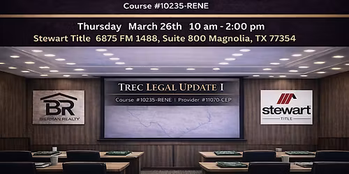Free Legal Update I at Stewart Title - Magnolia