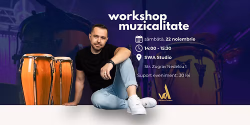 Workshop Muzicalitate by Salsa with Attitude | 22 noiembrie 2025