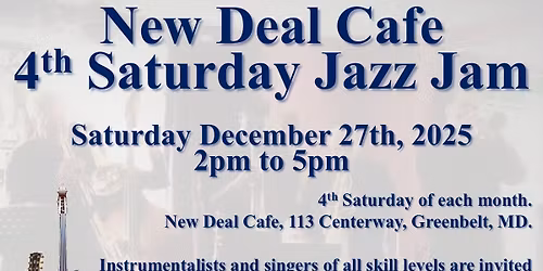 Fourth Saturday Jazz Jam