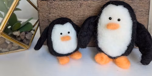 Make Your Own Needle Felted Penguins