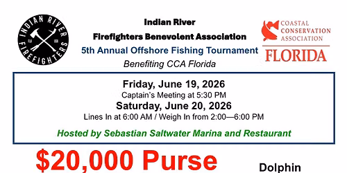 Indian River FireFighters Offshore Fishing Tournament