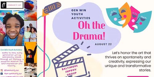Oh the Drama!  Gen Win Youth Activities