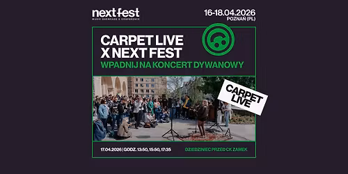 Carpet Live x NEXT FEST 
