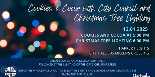 Cookies & Cocoa with City Council and Christmas Tree Lighting