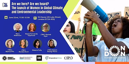 Launch of Women in Global Climate and Environmental Leadership