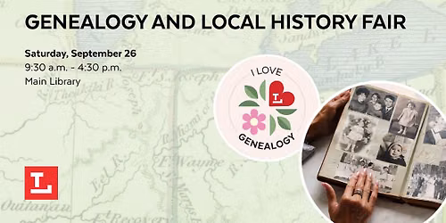 Genealogy and Local History Fair