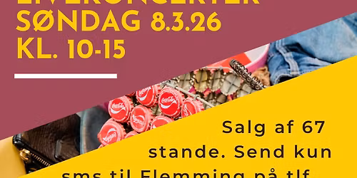 Salg af stande til byens hyggeligste indend\u00f8rs loppemarked