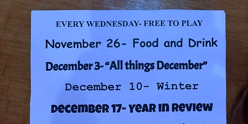 Meading of the Minds Trivia-Year In Review Theme