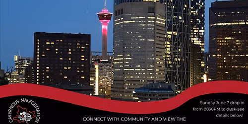 Calgary Lights up for Cavernous Malformation Awareness!