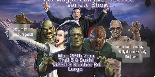 Halfway to Halloween HAFLA  MAYHEM 26TH  2026