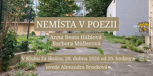 Nem\u00edsta v poezii: Anna Beata H\u00e1blov\u00e1 a Barbora M\u00fcllerov\u00e1