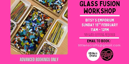 Glass Fusion Workshop at Bitsy\u2019s Emporium Of Awesome