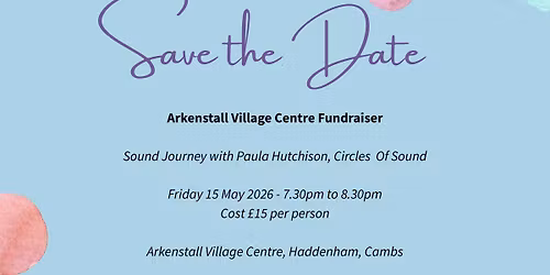 Sound Journey with Paula Hutchison, Circles of Sound