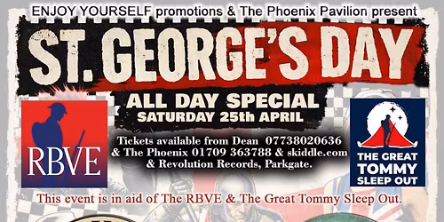 \ud83c\uddec\ud83c\udde7 ST. GEORGE\u2019S DAY ALL-DAYER \ud83c\uddec\ud83c\udde7