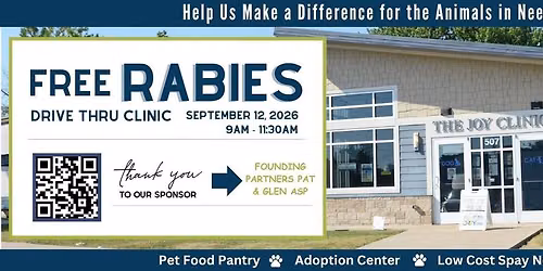 FREE Rabies Drive Thru Clinic