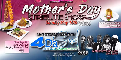 Mother\u2019s Day Tribute Show at Katy Vibes!