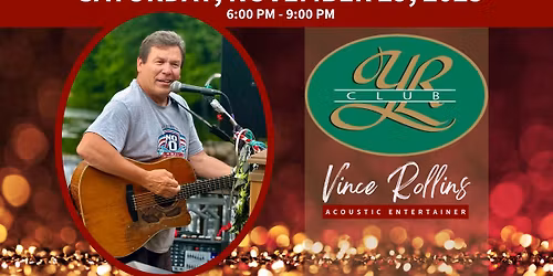 Vince Rollins at The YR Club