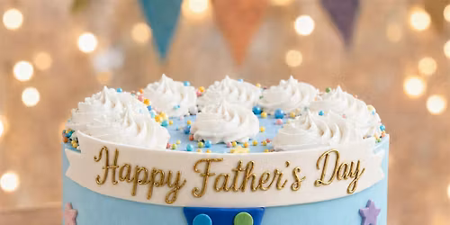 Parent & Me Father's Day Tie Themed Cake Decorating Class!