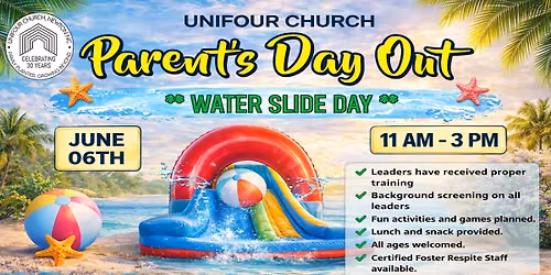 Parent's Day Out (Water Slide Day!)