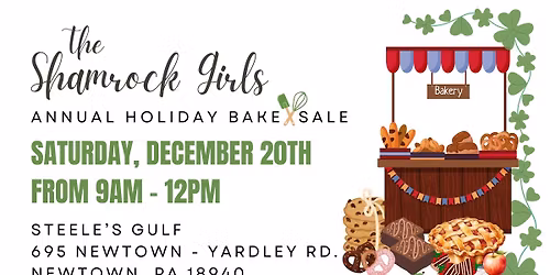 Shamrock Girls Annual Holiday Bake Sale