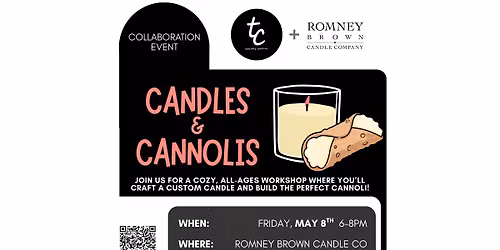Candles & Cannolis Night | Indoor Activity Near Chicago