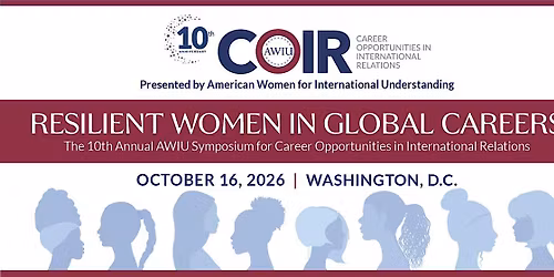 2026 Career Opportunities in International Relations Symposium