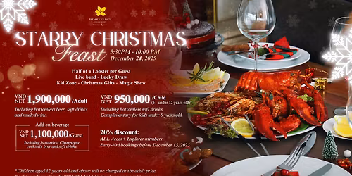 STARRY CHRISTMAS FEAST \u2013 A NIGHT TO SHINE at PREMIER VILLAGE DANANG RESORT MANAGED BY ACCOR
