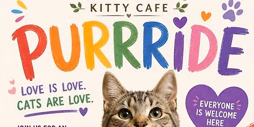 Purrride - Pride Event at Treetops Kitty Cafe