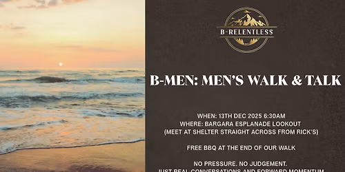 B-MEN: Men’s Walk & Talk 