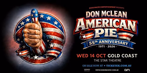 Don McLean American Pie 55th Anniversary Tour - Gold Coast
