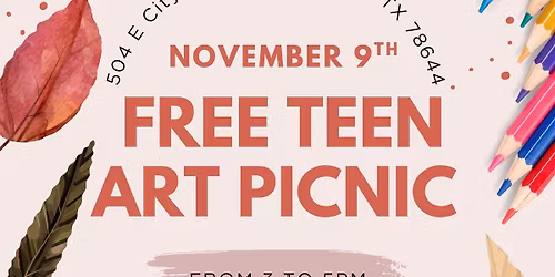 Free Teen Art picnic 