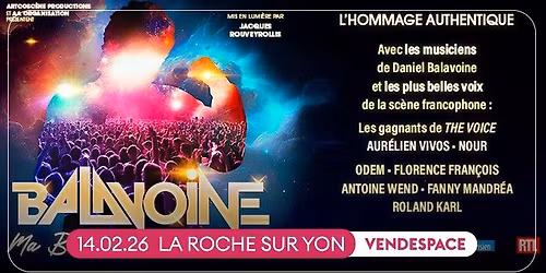 BALAVOINE \u2022 LA ROCHE SUR YON, VENDESPACE \u2022 14 F\u00c9VRIER 2026