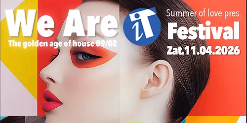We are iT Festival 2026 - The golden age of house - Thuishaven - Amsterdam