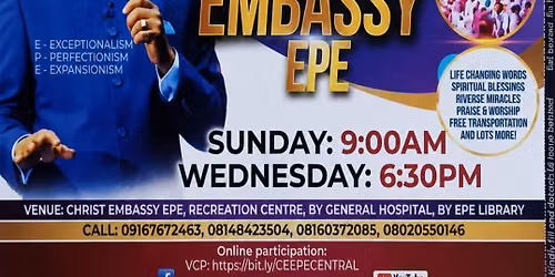 Christ Embassy Epe --- Service Invitation....