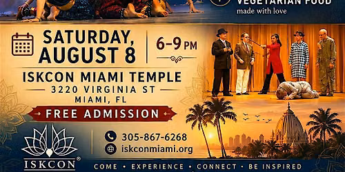 Krishna Culture Festival Miami | Music, Dance, Drama & Dinner